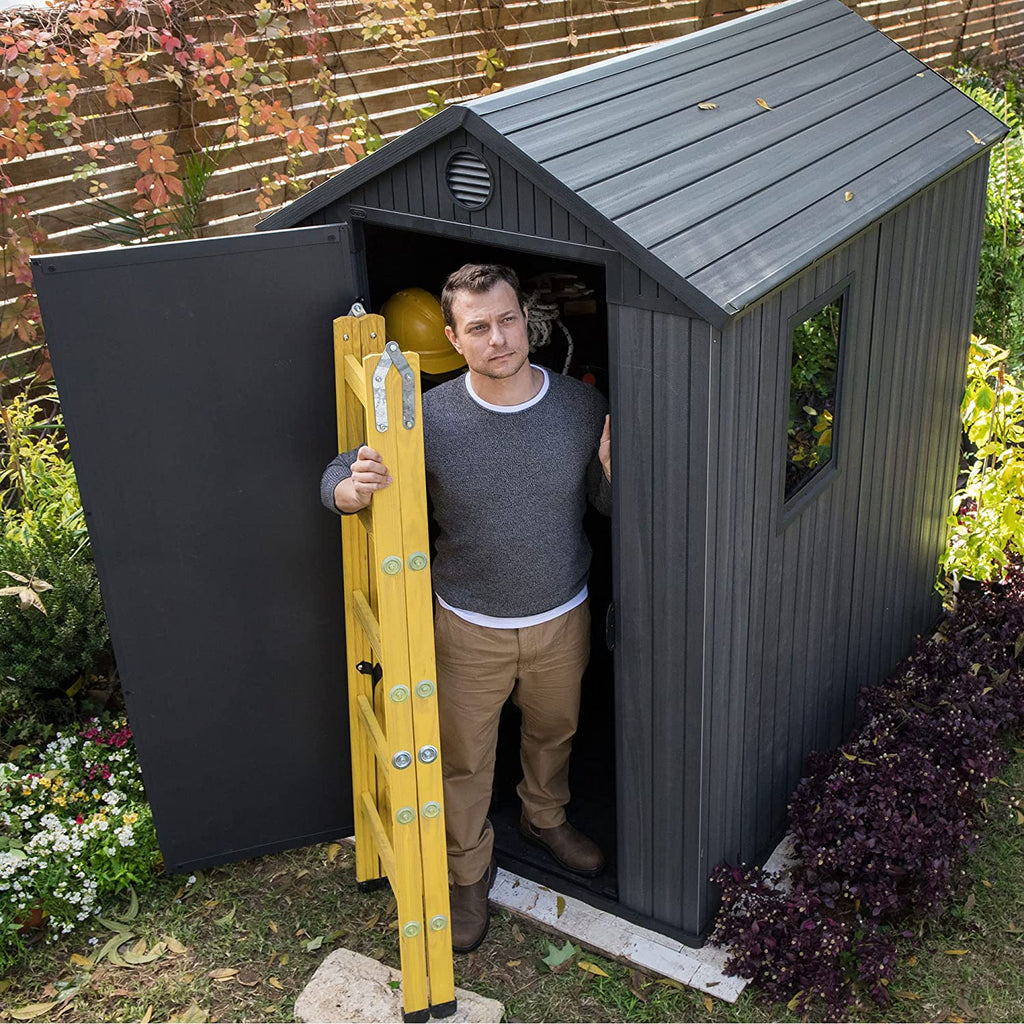 Keter Darwin 6 x 4ft Shed - Grey