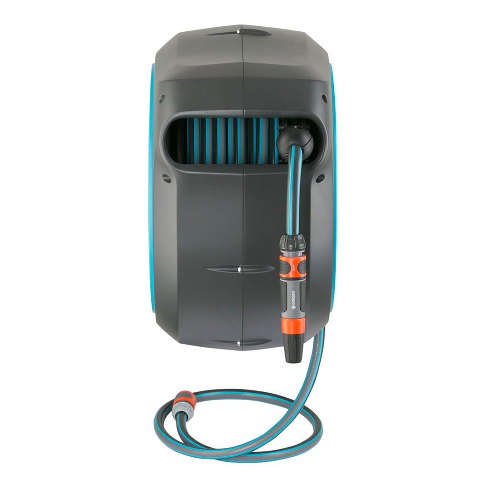 Gardena Wall-Mounted Hose Reel RollUp XL 35m – Automatic Roll Control & Premium Hose